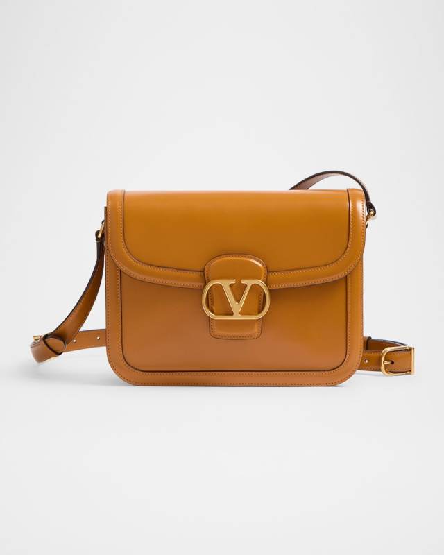 9 to 5 Flap Leather Saddle Shoulder Bag
